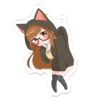 長閑 優 - Acrylic Key Chain - Key Chain - VTuber Size-50 x 50 (mm)