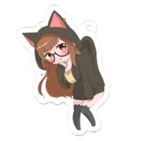 長閑 優 - Acrylic Key Chain - Key Chain - VTuber Size-50 x 50 (mm)