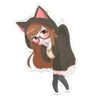 長閑 優 - Acrylic Key Chain - Key Chain - VTuber Size-100 x 100 (mm)