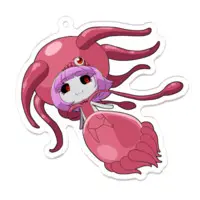 白桜もなみ - Acrylic Key Chain - Key Chain - VTuber Size-70 x 70 (mm)