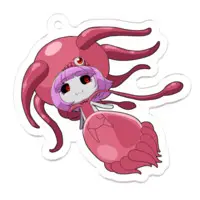 白桜もなみ - Acrylic Key Chain - Key Chain - VTuber Size-50 x 50 (mm)