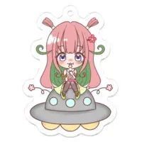 榊原かなん - Acrylic Key Chain - Key Chain - VTuber Size-50 x 50 (mm)