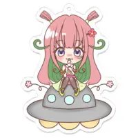 榊原かなん - Acrylic Key Chain - Key Chain - VTuber Size-70 x 70 (mm)