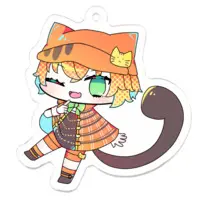夜渡とと - Acrylic Key Chain - Key Chain - VTuber Size-50 x 50 (mm)
