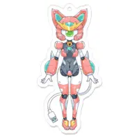 ガンミィ - Acrylic Key Chain - Key Chain - VTuber Size-70 x 70 (mm)