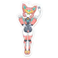 ガンミィ - Acrylic Key Chain - Key Chain - VTuber Size-70 x 70 (mm)