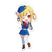 星野光 - Acrylic Key Chain - Key Chain - VTuber Size-70 x 70 (mm)