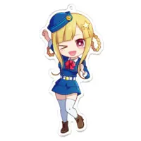 星野光 - Acrylic Key Chain - Key Chain - VTuber Size-100 x 100 (mm)