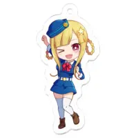 星野光 - Acrylic Key Chain - Key Chain - VTuber Size-50 x 50 (mm)