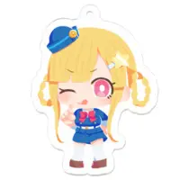 星野光 - Acrylic Key Chain - Key Chain - VTuber Size-50 x 50 (mm)