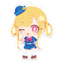 星野光 - Acrylic Key Chain - Key Chain - VTuber Size-100 x 100 (mm)