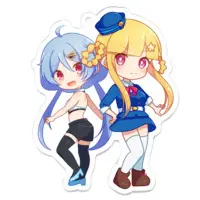 星野光 - Acrylic Key Chain - Key Chain - VTuber Size-70 x 70 (mm)