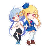 星野光 - Acrylic Key Chain - Key Chain - VTuber Size-100 x 100 (mm)