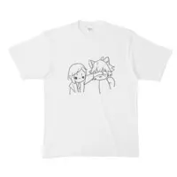 Haneta Chika - Clothes - T-shirts - VTuber Size-XL
