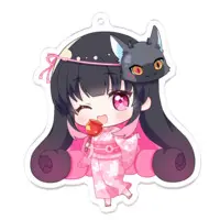 Uimaru Himeka - Acrylic Key Chain - Key Chain - VTuber Size-70 x 70 (mm)