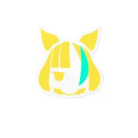 狐戌也 くろん - Stickers - VTuber Size-100 x 100 (mm)