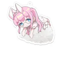 Sirousa - Acrylic Key Chain - Key Chain - VTuber Size-70 x 70 (mm)