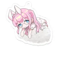 Sirousa - Acrylic Key Chain - Key Chain - VTuber Size-50 x 50 (mm)