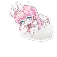 Sirousa - Acrylic Key Chain - Key Chain - VTuber Size-100 x 100 (mm)