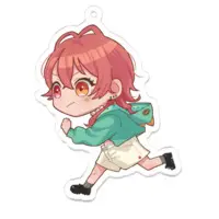 Amu. - Acrylic Key Chain - Key Chain - VTuber Size-70 x 70 (mm)