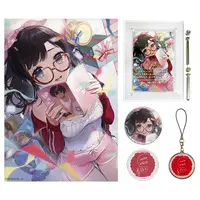 Suzuka Utako - Badge - Acrylic Art Plate - Canvas Board - Birthday Merch Complete Set - Nijisanji