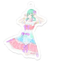 桜羽るとり - Acrylic Key Chain - Key Chain - VTuber Size-50 x 50 (mm)