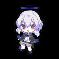 Uten Hiyori - Stickers - VTuber Size-100 x 100 (mm)