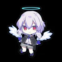 Uten Hiyori - Stickers - VTuber Size-100 x 100 (mm)