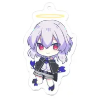 Uten Hiyori - Acrylic Key Chain - Key Chain - VTuber Size-50 x 50 (mm)