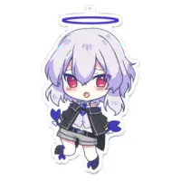 Uten Hiyori - Acrylic Key Chain - Key Chain - VTuber Size-100 x 100 (mm)