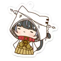 結城ねおん - Acrylic Key Chain - Key Chain - VTuber Size-50 x 50 (mm)