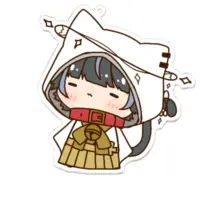 結城ねおん - Acrylic Key Chain - Key Chain - VTuber Size-100 x 100 (mm)