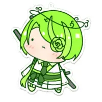 結城ねおん - Acrylic Key Chain - Key Chain - VTuber Size-100 x 100 (mm)