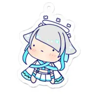 結城ねおん - Acrylic Key Chain - Key Chain - VTuber Size-50 x 50 (mm)