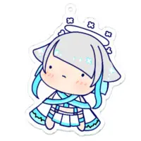 結城ねおん - Acrylic Key Chain - Key Chain - VTuber Size-70 x 70 (mm)