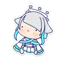 結城ねおん - Acrylic Key Chain - Key Chain - VTuber Size-100 x 100 (mm)