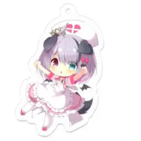 Nanoha。 - Acrylic Key Chain - Key Chain - VTuber Size-50 x 50 (mm)