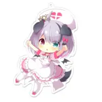 Nanoha。 - Acrylic Key Chain - Key Chain - VTuber Size-100 x 100 (mm)