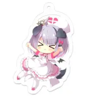 Nanoha。 - Acrylic Key Chain - Key Chain - VTuber Size-50 x 50 (mm)