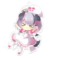 Nanoha。 - Acrylic Key Chain - Key Chain - VTuber Size-100 x 100 (mm)