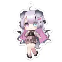 Nanoha。 - Acrylic Key Chain - Key Chain - VTuber Size-70 x 70 (mm)