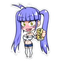 姫仮倶錬（めかりぐねる） - Acrylic Key Chain - Key Chain - VTuber Size-100 x 100 (mm)