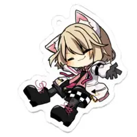 柊月りく - Acrylic Key Chain - Key Chain - VTuber Size-50 x 50 (mm)