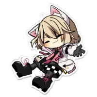 柊月りく - Acrylic Key Chain - Key Chain - VTuber Size-100 x 100 (mm)