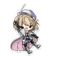 柊月りく - Acrylic Key Chain - Key Chain - VTuber Size-100 x 100 (mm)