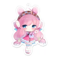 Umall Toa - Acrylic Key Chain - Key Chain - VTuber Size-70 x 70 (mm)