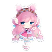 Umall Toa - Acrylic Key Chain - Key Chain - VTuber Size-100 x 100 (mm)