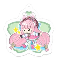 Umall Toa - Acrylic Key Chain - Key Chain - VTuber Size-50 x 50 (mm)