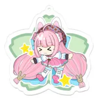 Umall Toa - Acrylic Key Chain - Key Chain - VTuber Size-70 x 70 (mm)