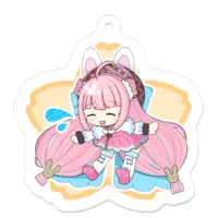 Umall Toa - Acrylic Key Chain - Key Chain - VTuber Size-50 x 50 (mm)
